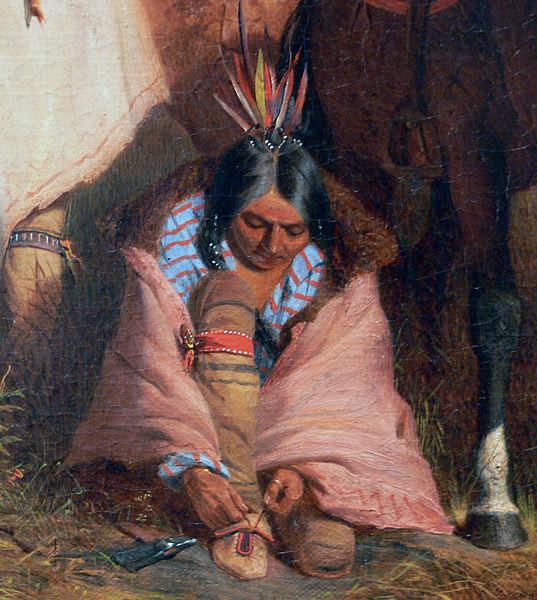 Charles Deas A Group of Sioux, detail Norge oil painting art
